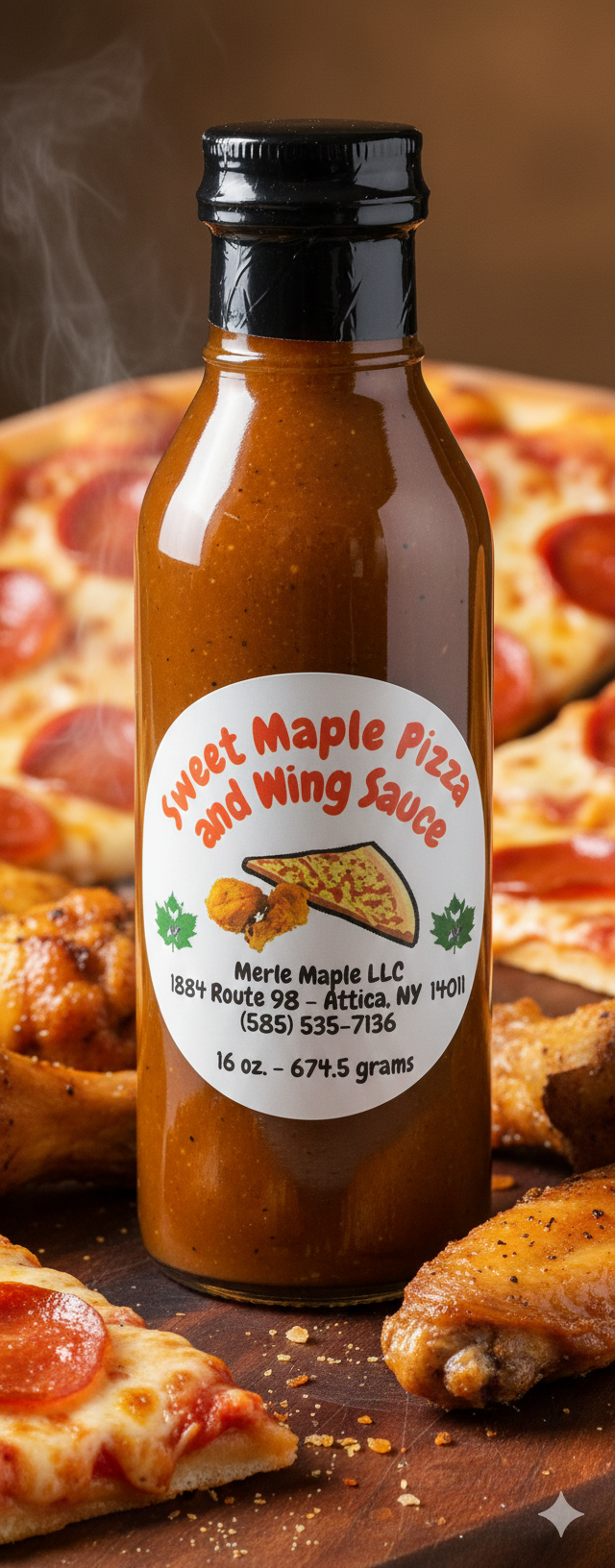 Sweet Maple Pizza & Wing Sauce
