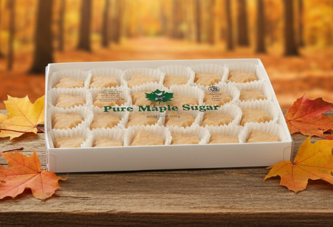 Maple Sugar in a Box