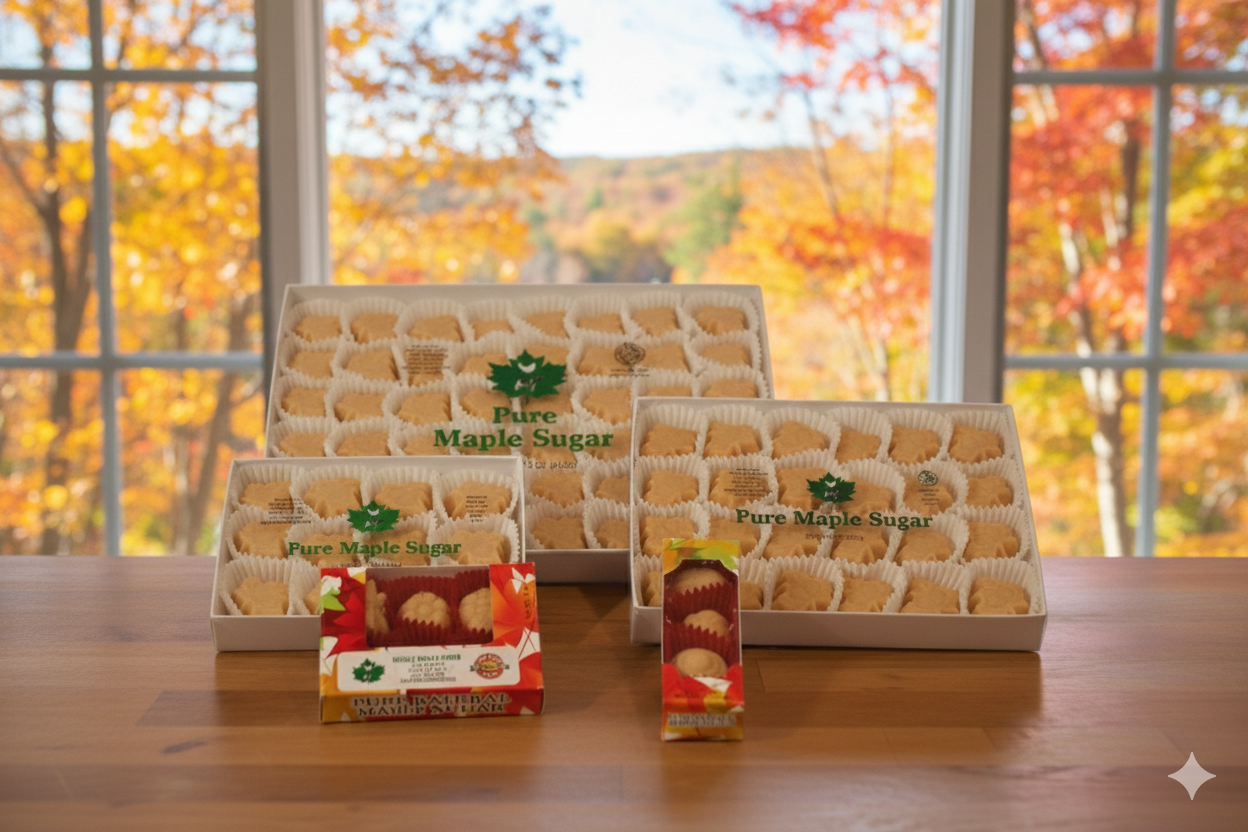 Maple Sugar in a Box