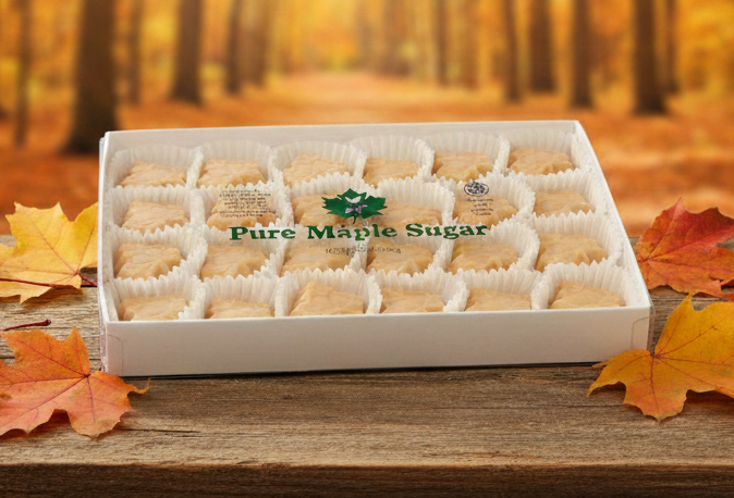 Maple Sugar in a Box
