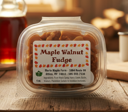 Maple Fudge - Plain or Walnut