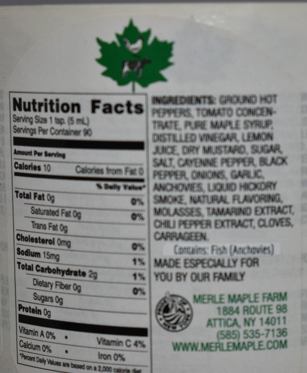 Maple Hot Sauce