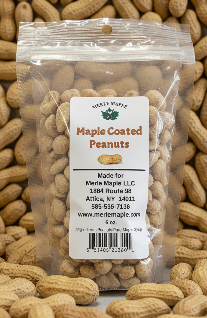 Maple Coated Peanuts