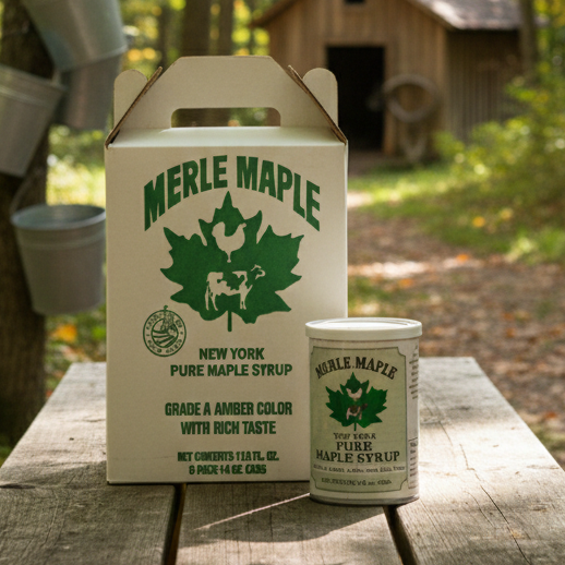 Pure Maple Syrup Tin Cans
