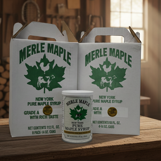 Pure Maple Syrup Tin Cans