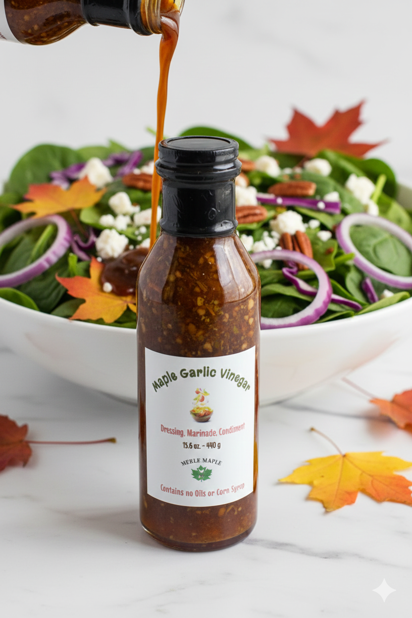 Maple Garlic Vinegar