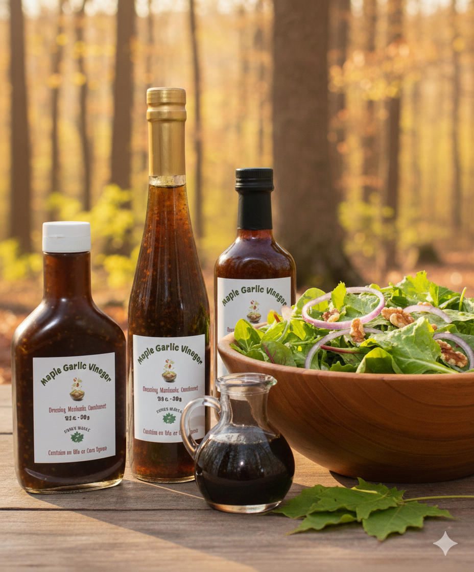 Maple Garlic Vinegar
