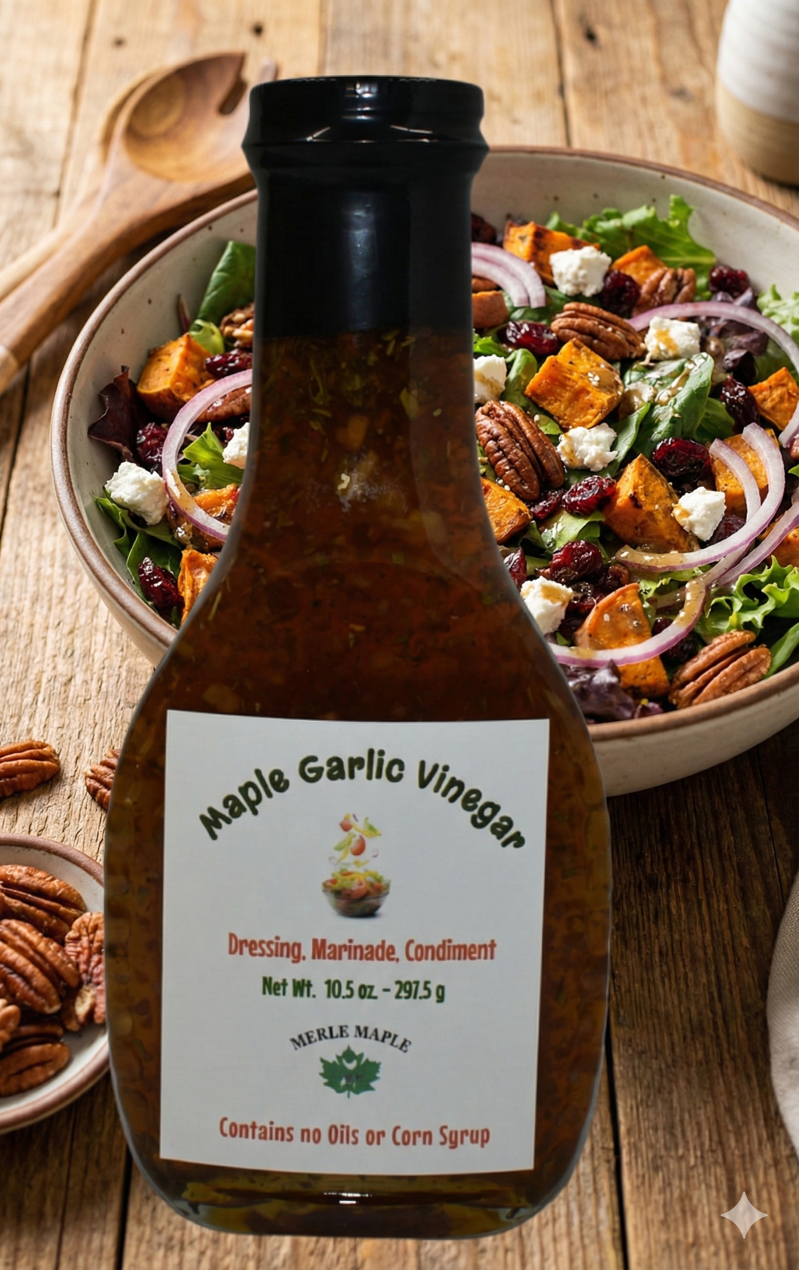 Maple Garlic Vinegar