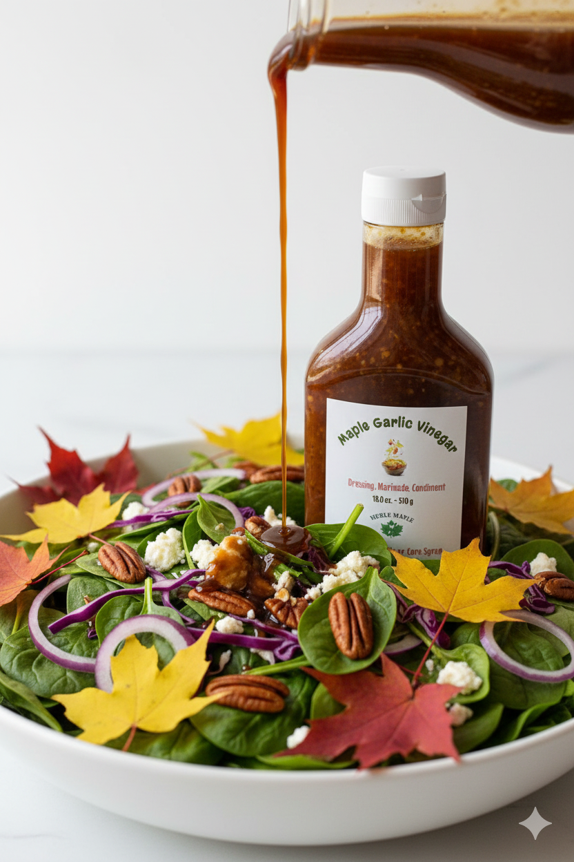 Maple Garlic Vinegar