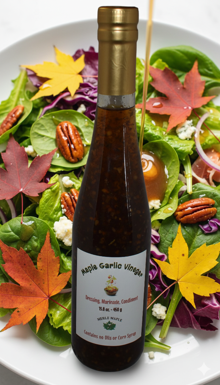 Maple Garlic Vinegar